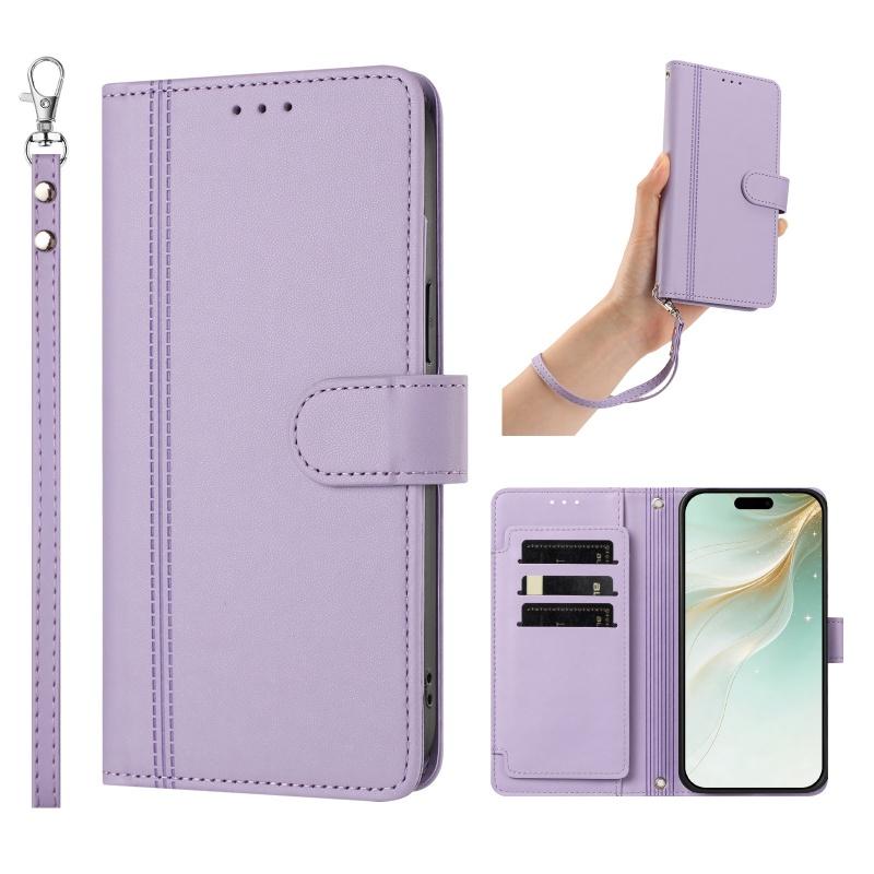 PU Leather Flip Phone Case For Samsung Galaxy S6 S7 Edge S8 S9 Plus S10 S20 FE S21 S22 Ultra Holder 9 Card Slots Wallet Cover
