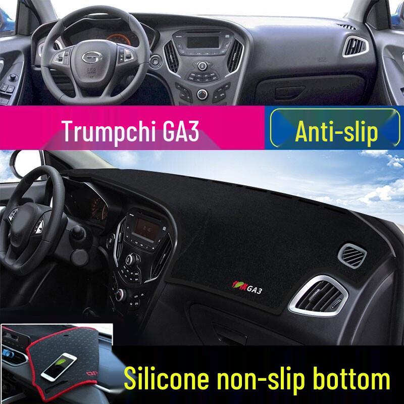 Tapis Pare-Soleil Antireflet, Isolant Thermique, Antidérapant pour Tableau de Bord GAC Trumpchi GS3 / GS8 / GM8