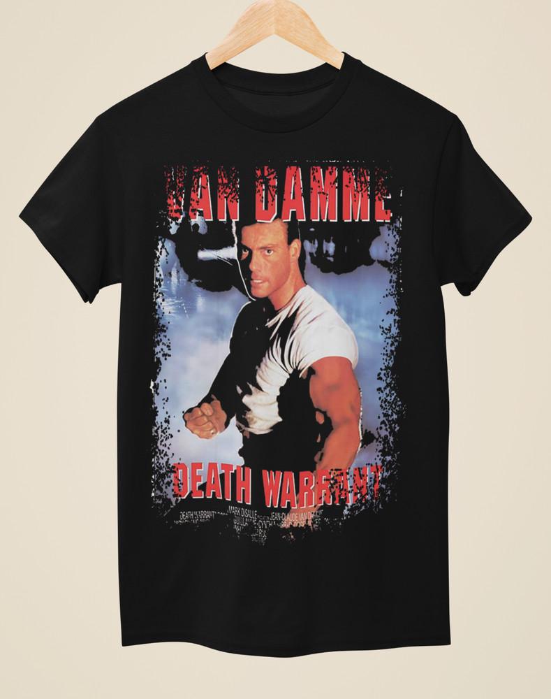 Death Warrant - Movie Poster Inspired Unisex Black T-Shirt Unisex T-Shirt XXXL