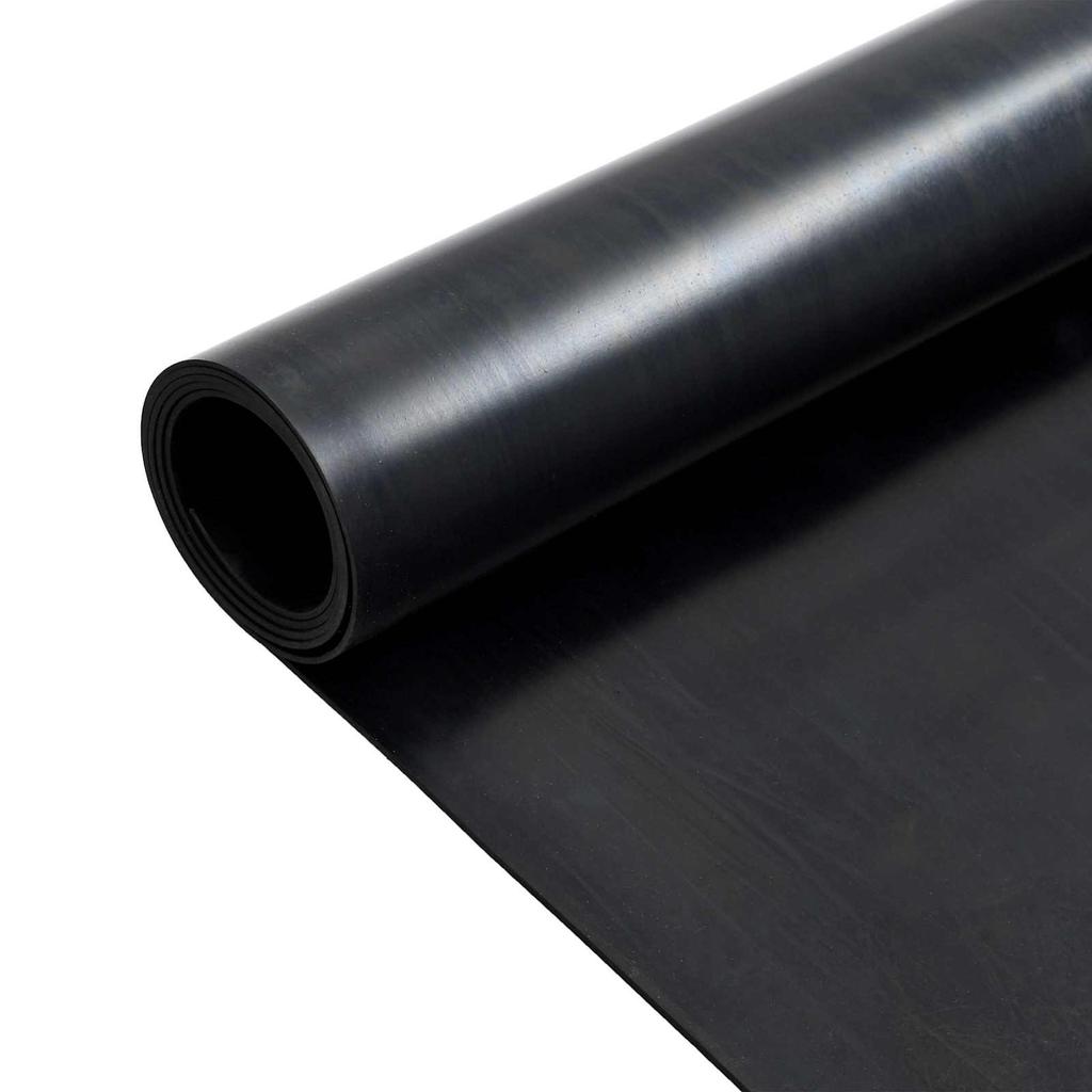 Floor Mat Black 1.2 x 2 m Rubber