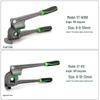 Shengba Manual Copper/Aluminum Tube Bender, 6/8/10mm, Three-in-One Bending Tool for Refrigeration.
