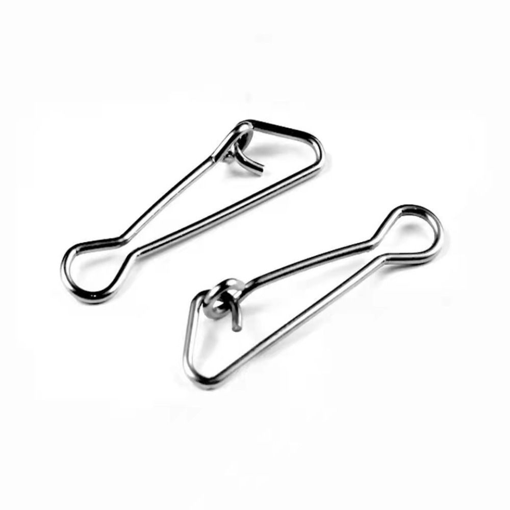 100pcs Strong Pulling Force Fishing Connector Interlock Pin  Fishing Tackle
