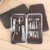 12 In1 Pedicure / Manicure Set Nail Clippers Cuticle Clippers Grooming Kit Case