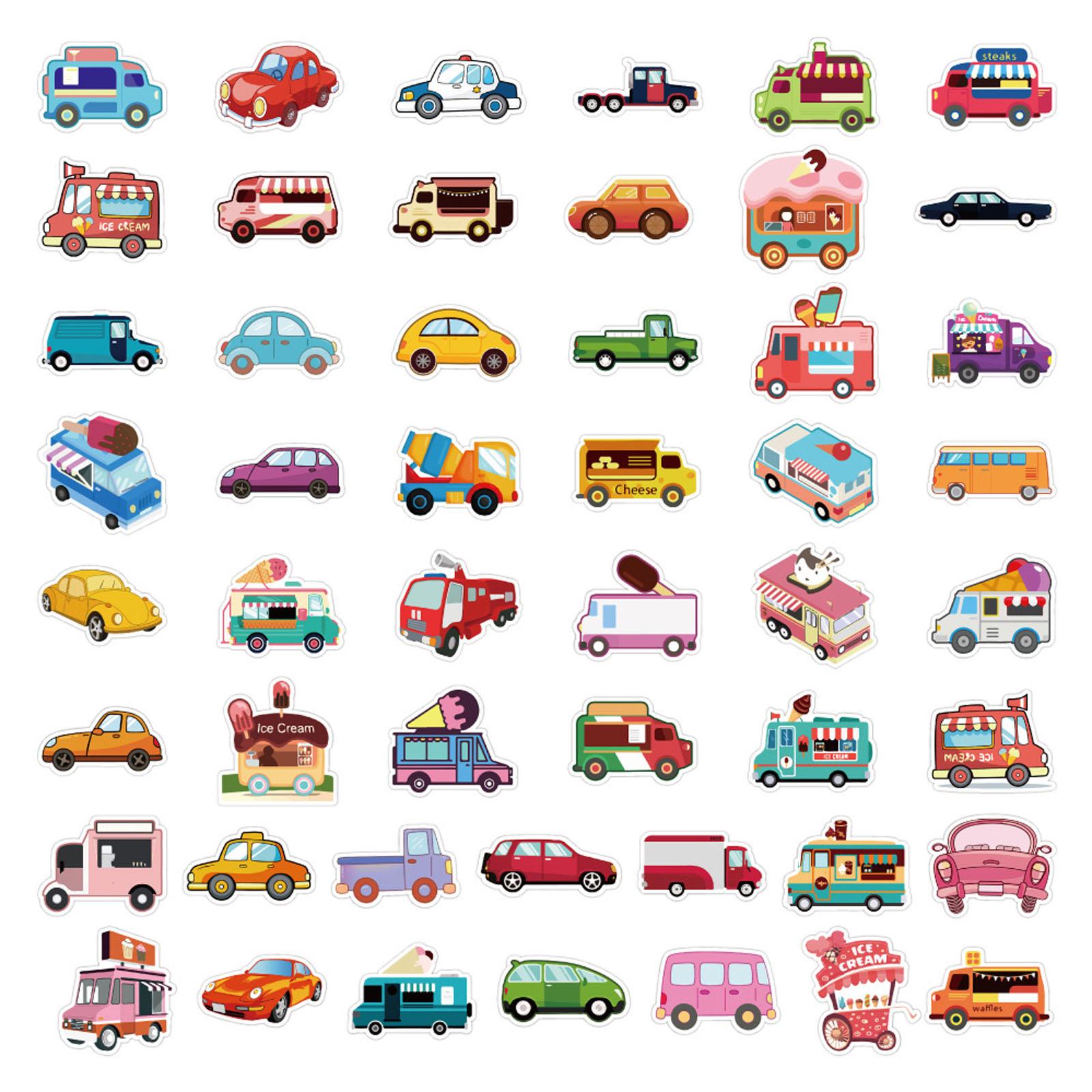 

Cartoon Toy Car Decals, Gift Car Stickers