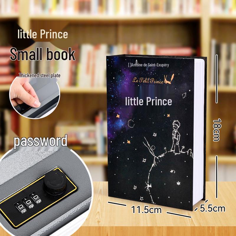 Creative Iron Book Safe: Password Protected Money Storage Box for Home or Office.