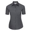 Russell Collection Womens/Ladies Poplin Easy-Care Short-Sleeved Shirt