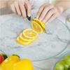 A20F-Round Acrylic Cutting Board For Outdoor Camping, Small Clear Countertop Tray, Scratch Resistant, 30X30x0.3Cm