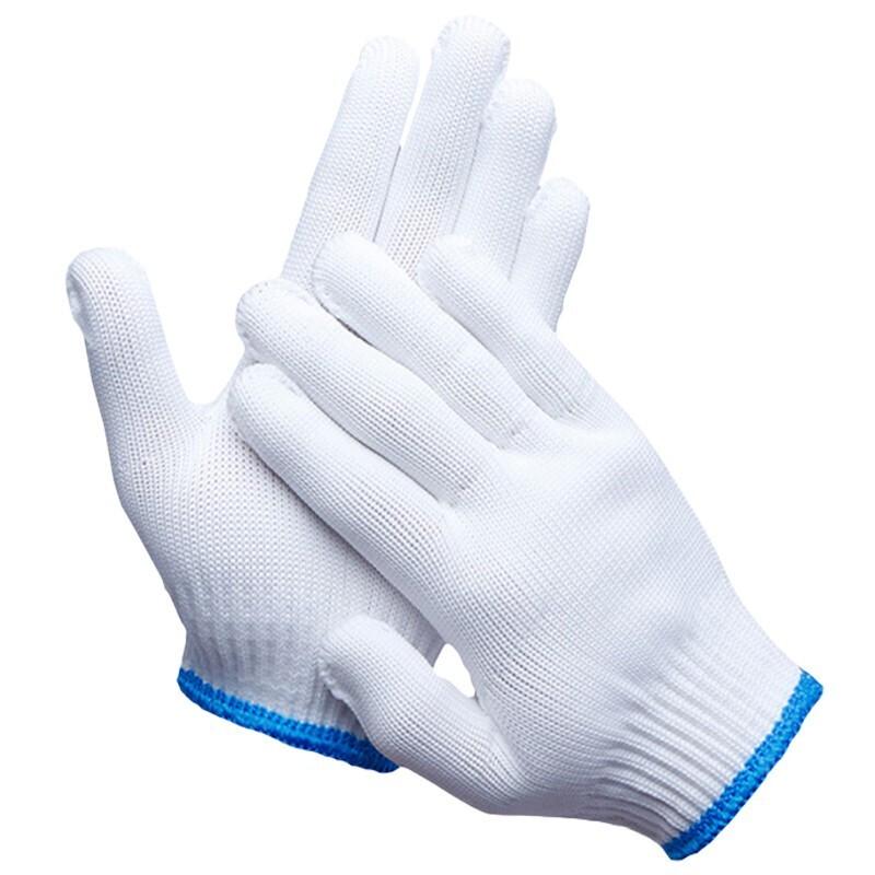 Gongtai White Thread Wear-Resistant Labor Gloves