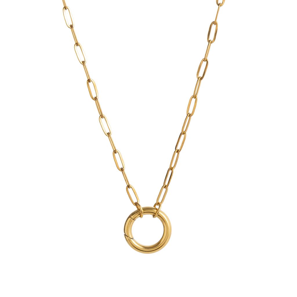 DIY Women's Basic Necklace Paper Clip Snake Bone Chain Jewelry Accessory for Creative Crafting Necklaces for Women