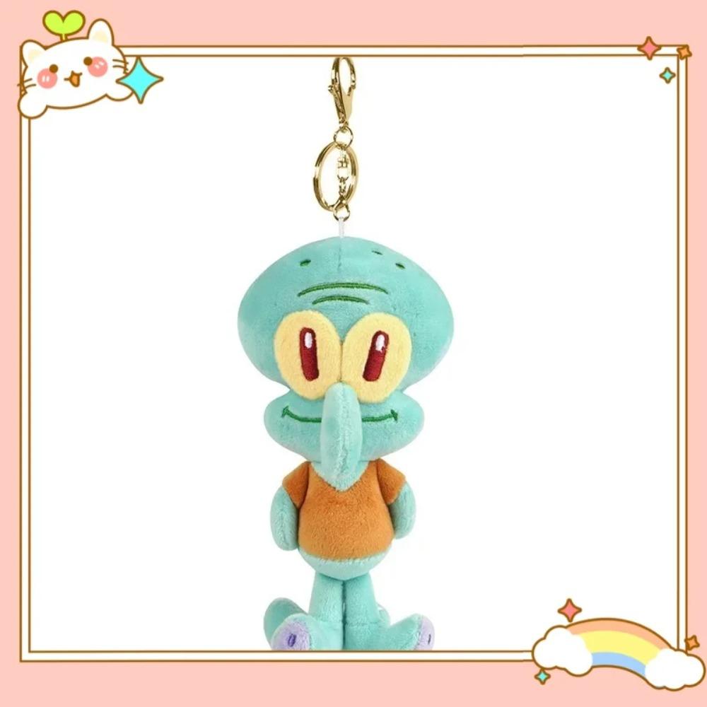 8inch/4inch  SpongeBob Patrick Star Gary Squidward Tentacles Plush Dolls Small Pendant Bag Hangings Christmas Birthday Gi