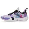 Crazy 4 Team Cushioning Slip Resistant Abrasion Resistant Low Top Basketball Shoes Men's Purple Black 112321601-4