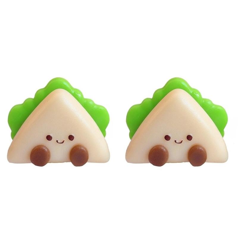 Squishy Sandwich Squeeze Stress Toy Cute Thick Toast Fast Rebound Decompression Toys Lovelys Soft Relax Triangular Bread Gift