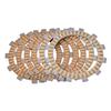 Motorcycle Steel Friction Clutch Plate Kit For Honda NX250 MD21 XR250 XR250R ME06 XR NX 250 XL350 XL350R TRX400