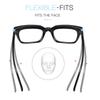 Fashion Reading Glasses Women Prescription Oversized Square Large Optical Lens Female Eyeglasses Trendy Eyewear Lady 0 To + 6.0
