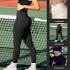 High-Waist Seamless Crossover Tummy Control Yoga Pants - Quick-Dry, Skin-Friendly, High Elasticity Fitness Wear