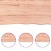 Vidaxl Blat, Jasnobrązowy 160X50X(2-4)Cm Drewno Z Naturalną Krawędzią