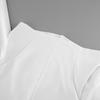 Women S White Cropped V Neck Long Sleeve Loose Elegant Jacket