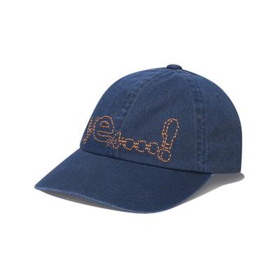 YESEYESEE Y.E.S Dotted Logo Cap Navy