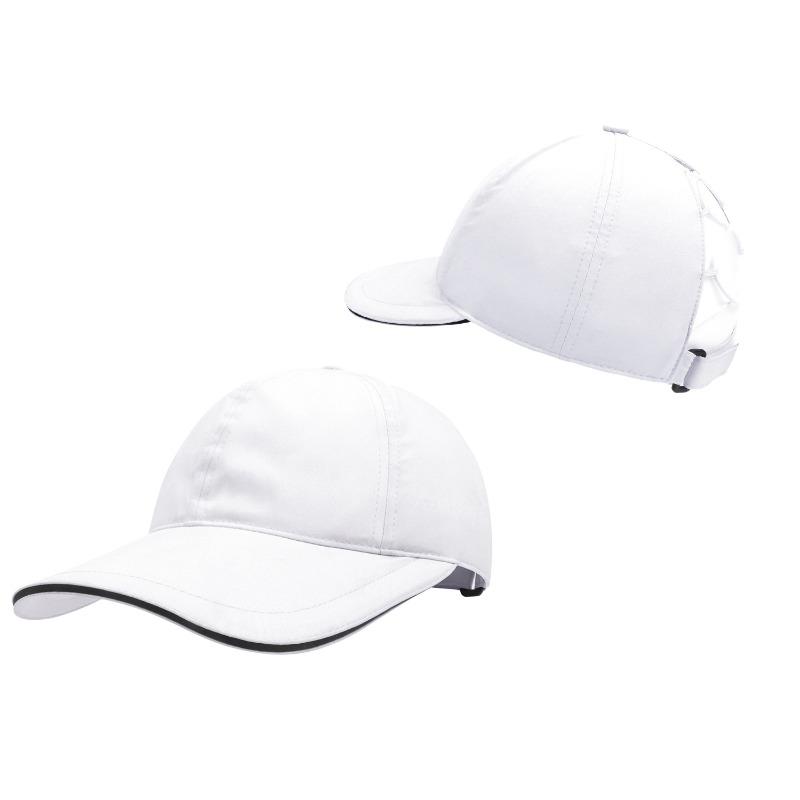 Children's Hat Quick-drying Anti-splashing Sunscreen Cap Outdoor Running Shading Sporting Brim Ponytail Solid Color Baseball Cap