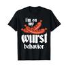 Bratwurst Im On My Sausage Behavior Food Witz T Shirt Vintage Breathable Soft Casual Fashion Unisex Stylish Stretched