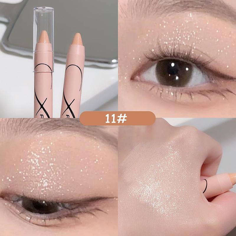 Eye Shadow Lying Silkworm Pen Glitter Matte Pearlescent Highlighter Stick Waterproof Long-Lasting Brightening Eyes Corner