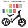 12Pcs Reflective Tire Sticker Kid Balance Bike Safety Sticker Wheel Decoration Children Balance Bicycle Warning Stickers