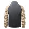 Autumn Pilot Jacket, Men's Casual and Fashionable Zipper Stand-up Collar Top