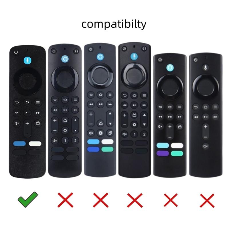 Shockproof AntiSlip Silicone Cover Case For Fire Tvs Stick 4K Remote Control Protective Sleeve With MultiColor Option