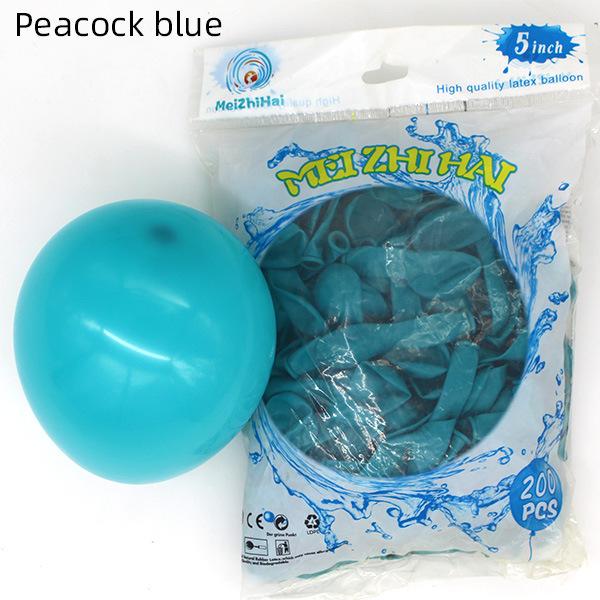 5 Inch (200pcs/bag) Matte Balloons Wedding Birthday Backdrop Latex Balloon Decoration