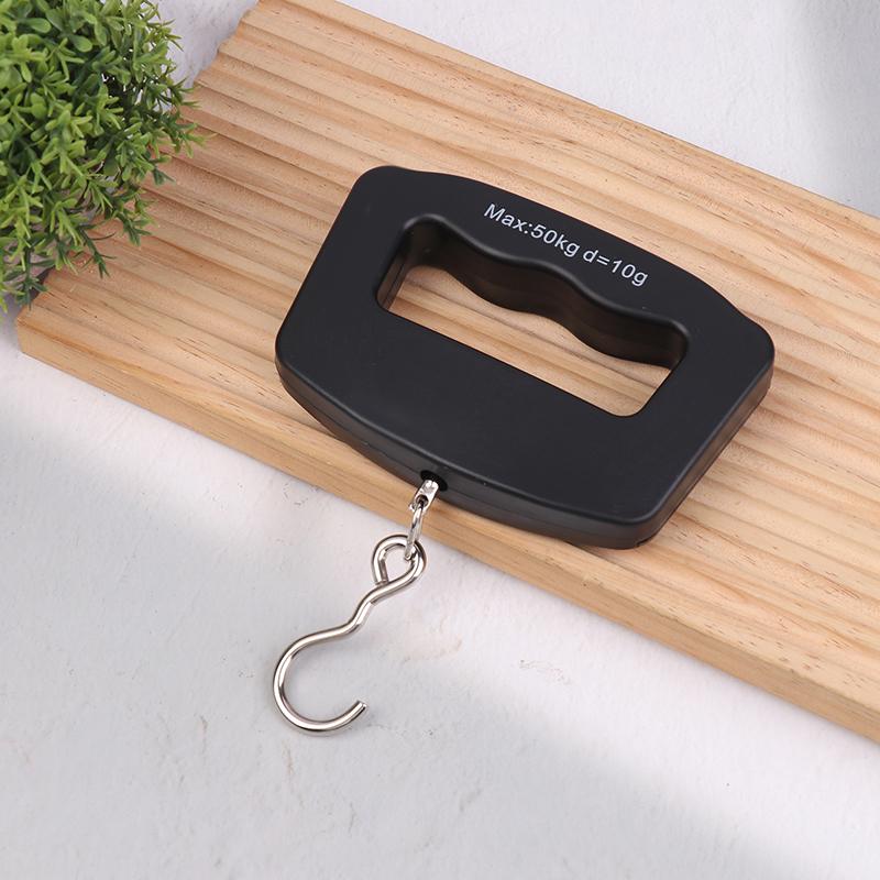 50Kg Digital Travel Luggage Scale Portable Handheld Electronic Hanging Scales Express Delivery Scale With Hook