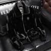Men Loose Warm Winter Faux Mink Fur Pu Leather Jacket Coat