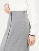 FRAY I.D. Women's Ruffle Hem Combi Mermaid Skirt FWFS225021 CHECK 1