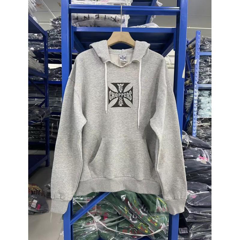 Oversized Vintage Washed Hooded Sweatshirt Men Women Teens Streetwear Loose Fit Cotton Pullover Fall 2025