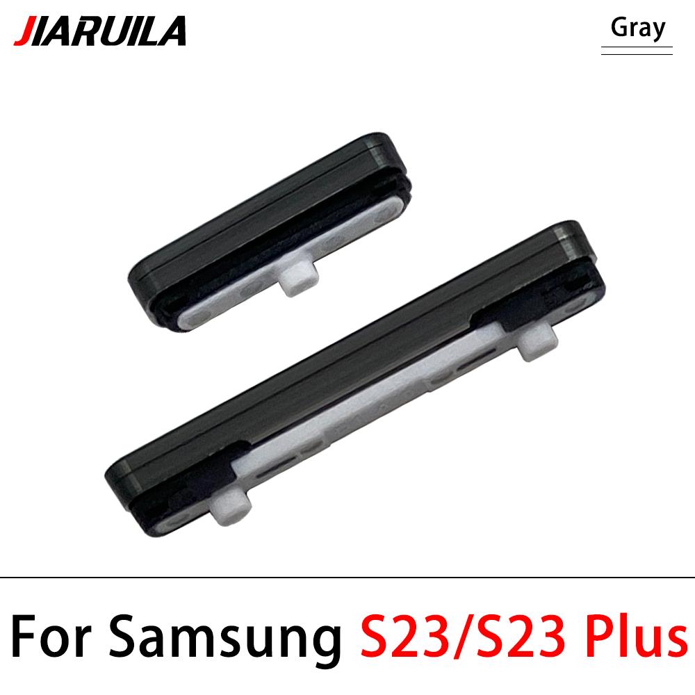 NEW For Samsung S23 / S24 S23 Plus / S24 S23 Ultra Side Volume Button + Power ON / OFF Buttton Key Set Replacement Parts