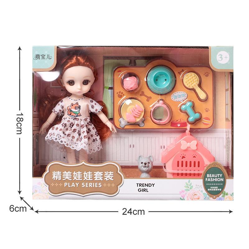 Boxed Girls Doll Gift Box Set Girls Toy Dress Up Princess Doll Doll
