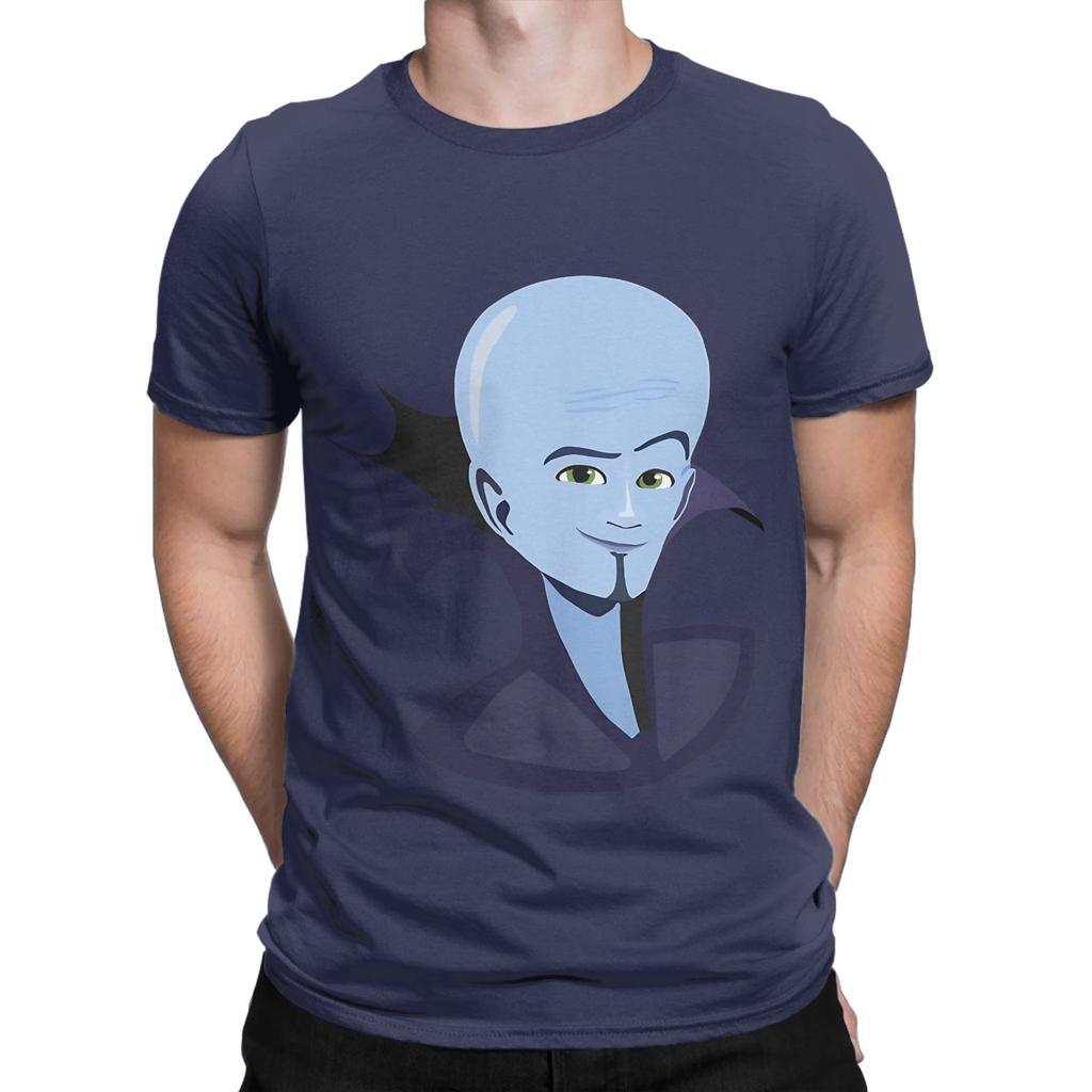 Megamind Big Brain Graphic Funny 100 Cotton TShirt Megamind Vs The dDoom Syndicate Tops Tees For Unisex