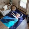 Elsa's Magical Ice Garden Area Rug Design for Game Room Foyer Living Rooms Kitchen Antislip Carpet Office home decor Wedding Party Gift