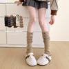 Socks Bow Lolita Spring And Autumn Retro Stockings Ballet Style Maillard Knitted Warm Calves