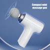 DYS Mini Fascia Massager, Electric Percussion Massager with 4 Massage Heads, Portable Device for Deep Muscle Relaxation