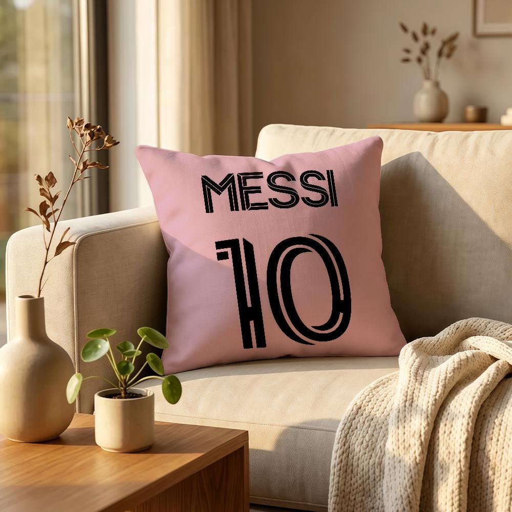 Goat Football Cushion Cover Comfortable Decorative For Bedroom Living Room Dormitory Picnic And Holiday Decoration Mmessi