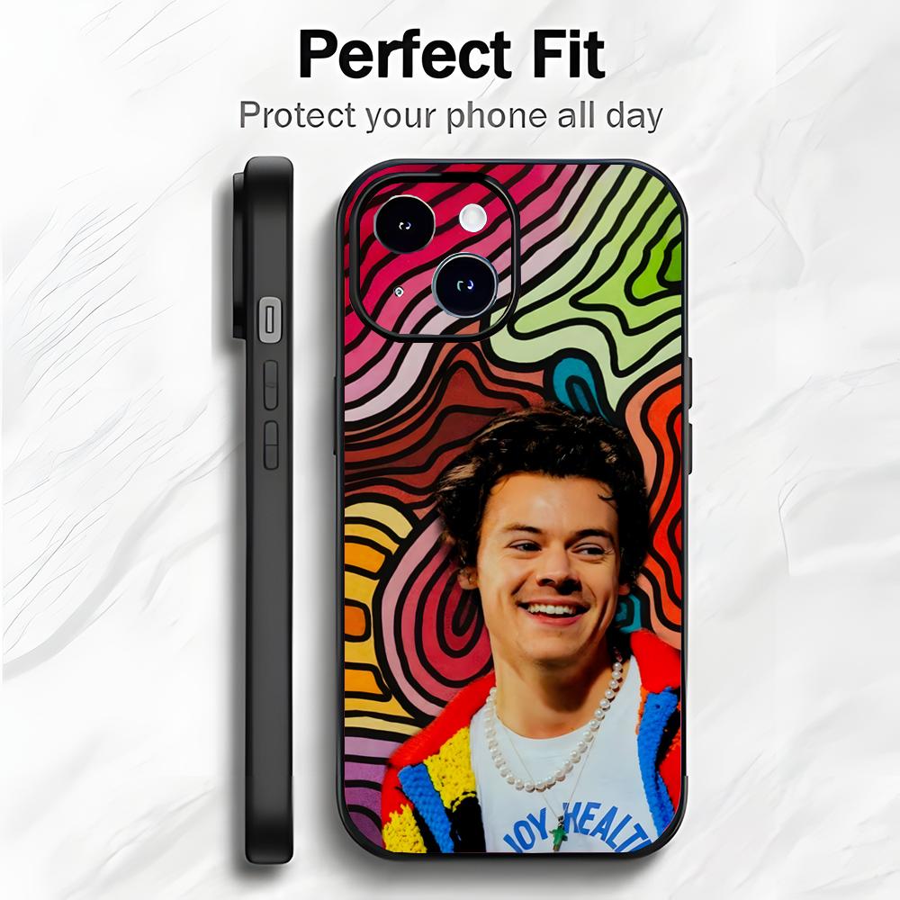 Cântăreț Pop Britanic H-Harry Styles Carcasă Telefon Carcasă Telefon Ambalaj Moale Ușoară Pentru iPhone17 16 15 14 13ProMax