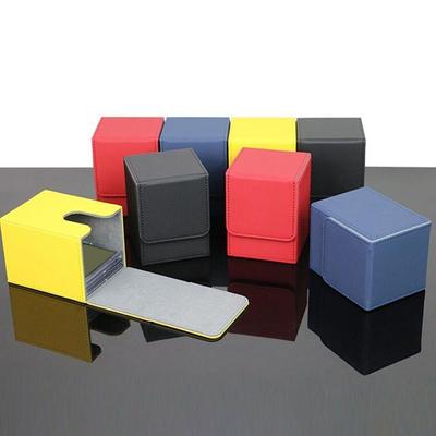PU Spiel MTG Sammelkartenspiel Halter Sammelspiel Deck Box Karten Deck Hülle Aufbewahrungsbox Behälter Geschenk Sammelbox Organizer