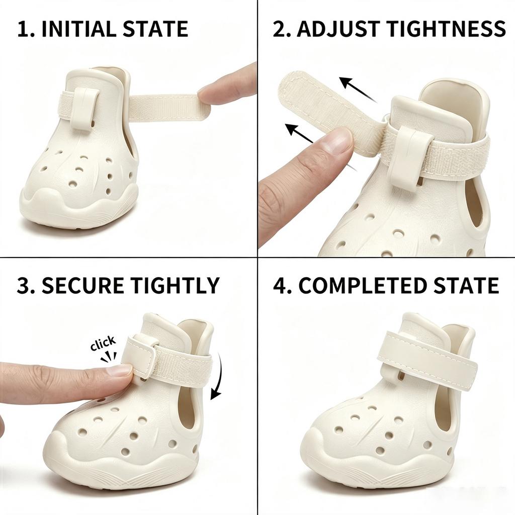 Dog Sandals - Breathable Clog for Outdoor Walking and Comfort