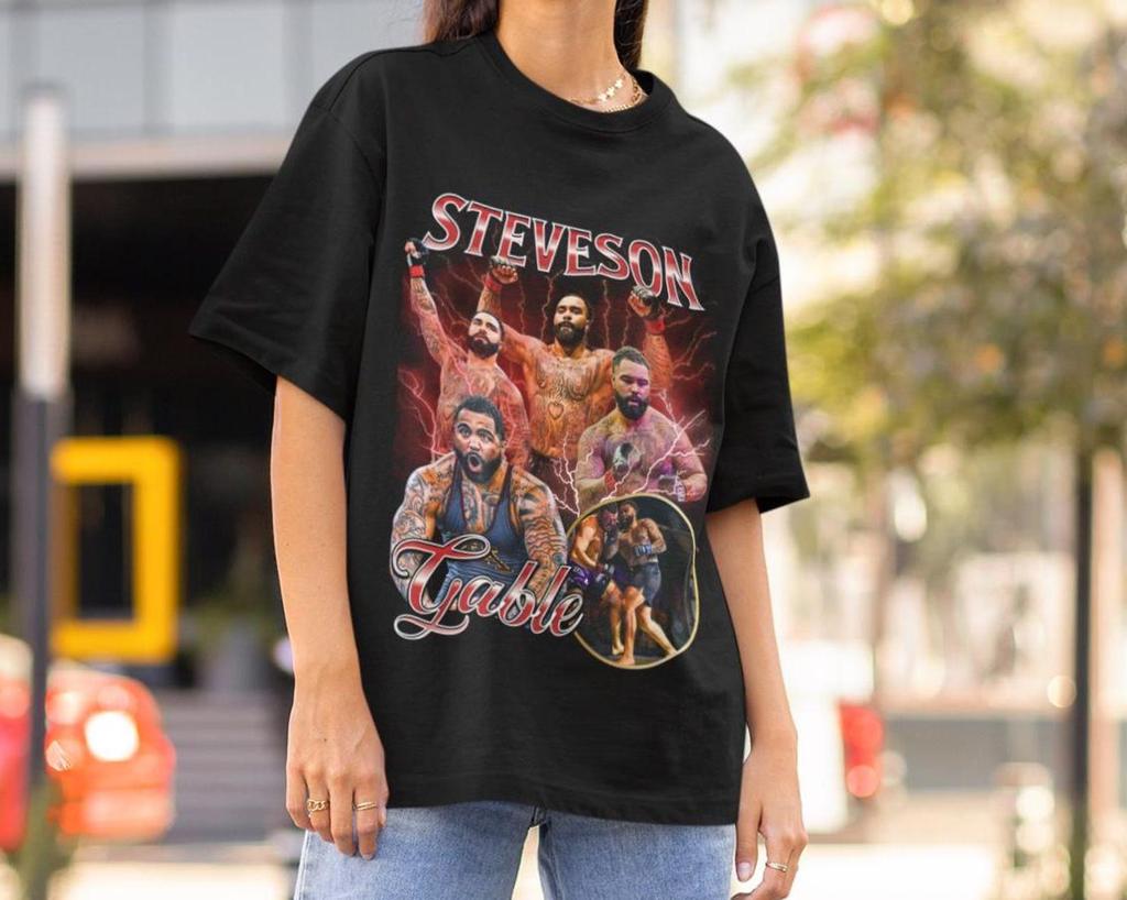 Gable Steveson Vintage 90s Graphic Style American MMA T-Shirt Retro Bootleg T-Shirt Oversized Sport Tee UFC T-Shirt USA wrestling Shirt Champ