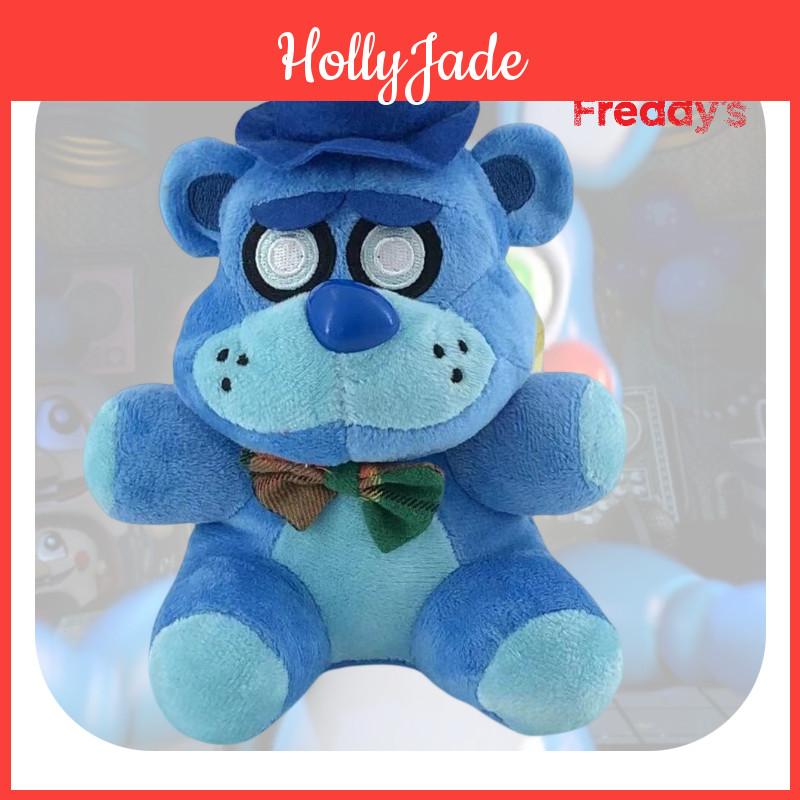 18cm Midnight Bear Plush Toy Super Soft Short Plush Stuffed Animal Cartoon Style Ideal Game Accessory