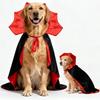 Holiday Pet Vampires Cloak Halloween Pet Costume With Adjustable Neck Tie For Small To Large Dog Festival Dressingup Capes