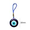 Blue Eye Lucky Eye Keychain Glass Bead Car Hanging Charm Car Jewelry Lucky Eye Pendant  Bag Charms