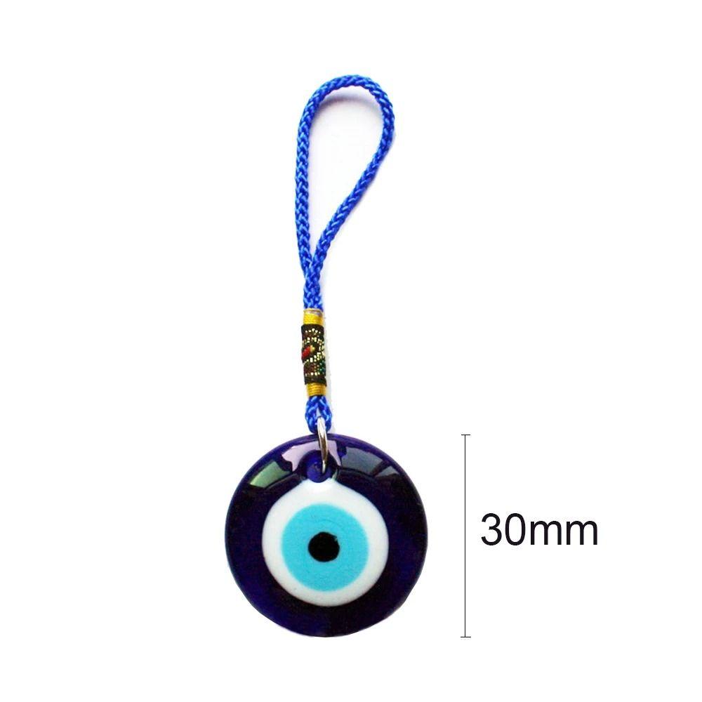 Blue Eye Lucky Eye Keychain Glass Bead Car Hanging Charm Car Jewelry Lucky Eye Pendant Bag Charms