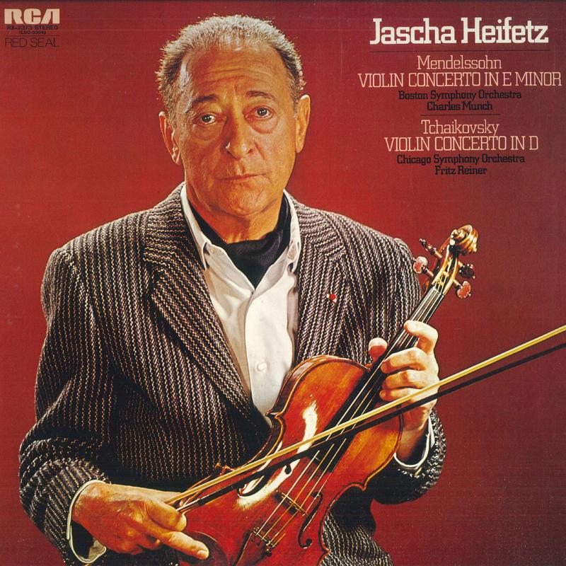 

LP Record JASCHA HEIFETZ BOSTON SYMPHONY ORC Mendelssohn Violin Concerto In E M RX2373 RCA RED SEAL 1979 Japan Obi Classical Used