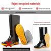 HEIXIE Men's Waterproof Work Rain Boots